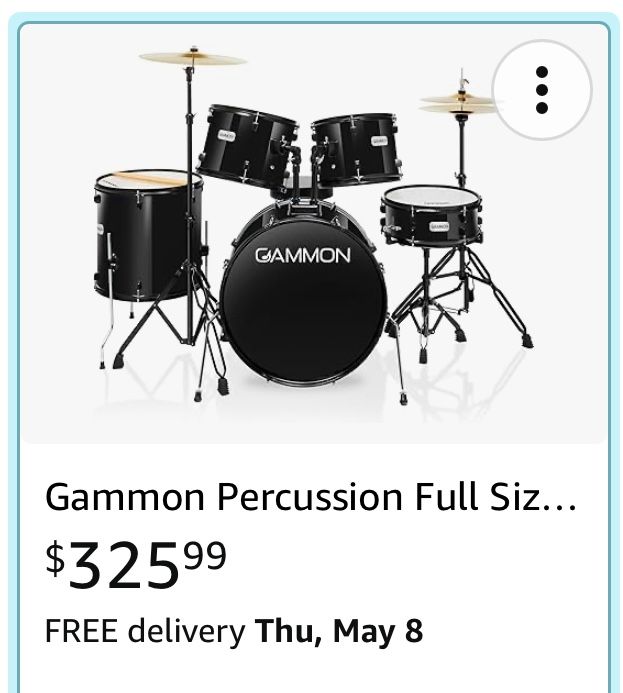 Lightly Used Drum Set