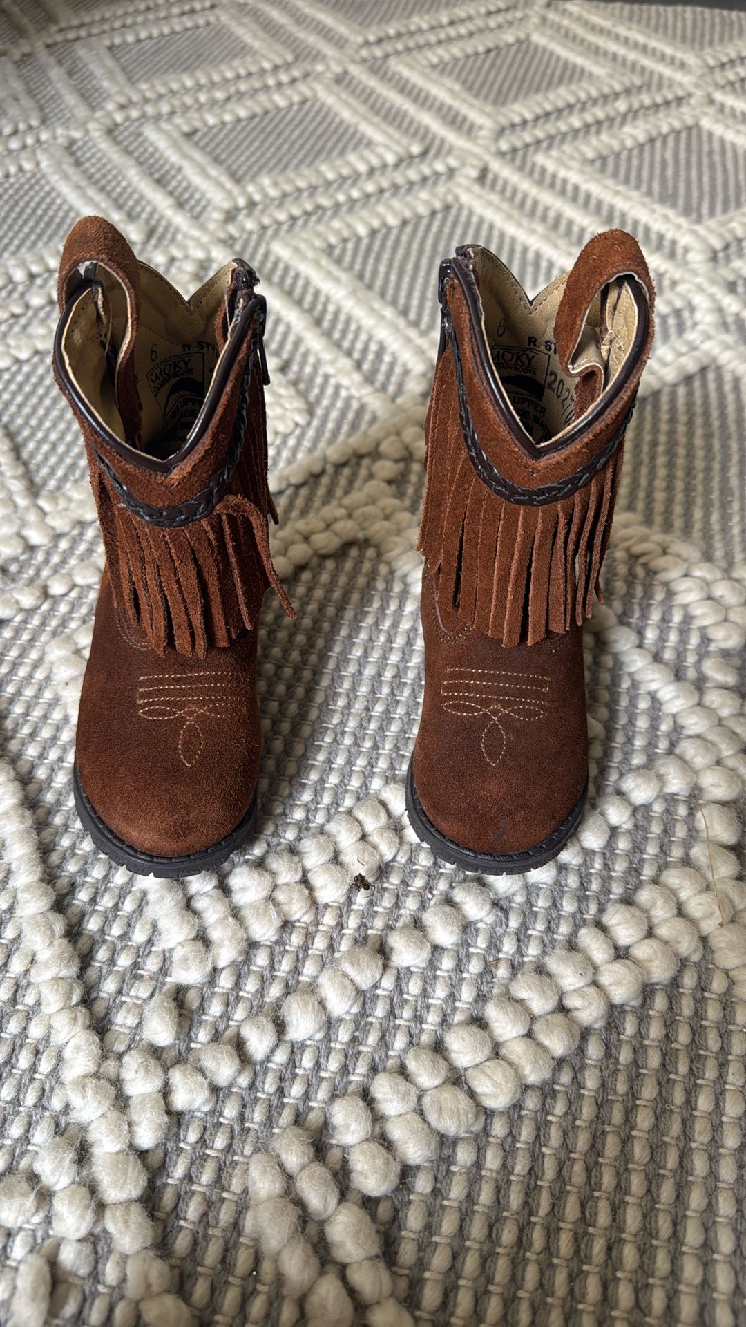TODDLER FRINGE WESTERN BOOTS 