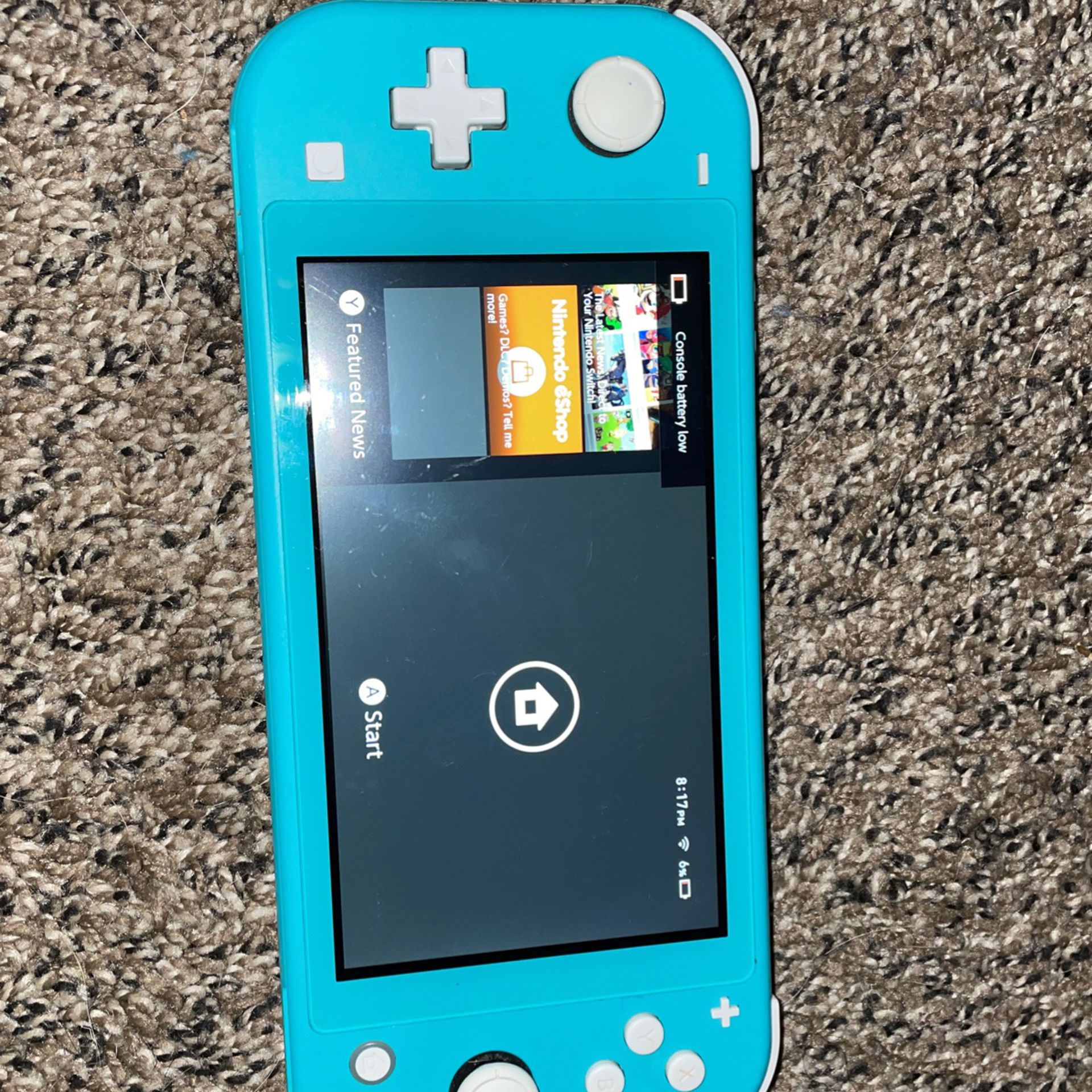 Blue Nintendo Switch Lite(no charger)