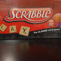 SCRABBLE The Classic Word Game with Power Tiles by Hasbro