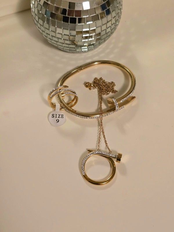 Gold Plated Jewelry Set