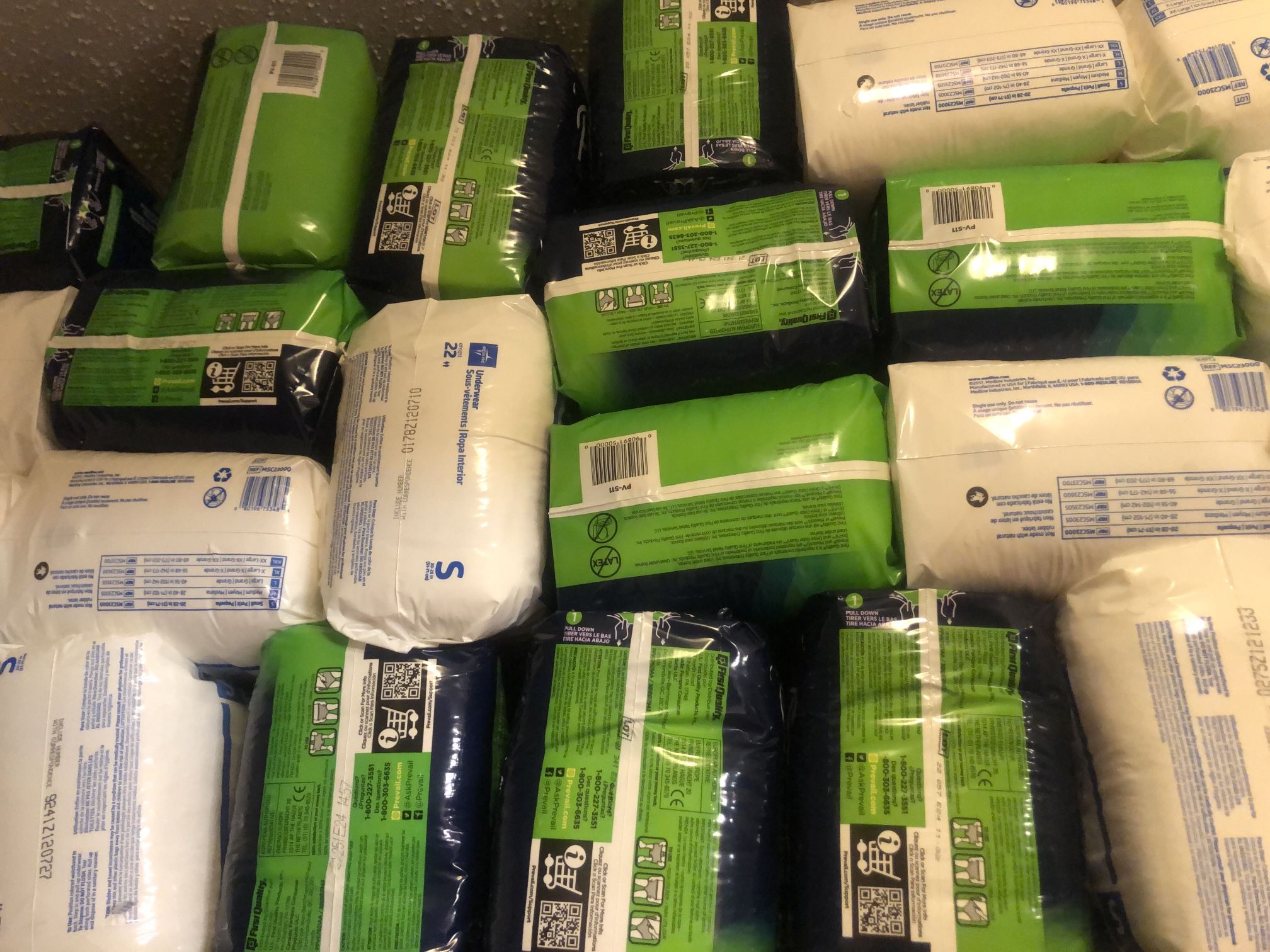 20 To Pack Medium Underwear Four Packs Per Case