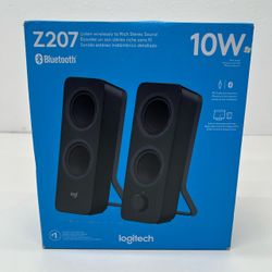 Logitech Z207 2.0 Stereo Computer Speakers with Bluetooth
