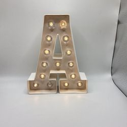 Light Up Letter A