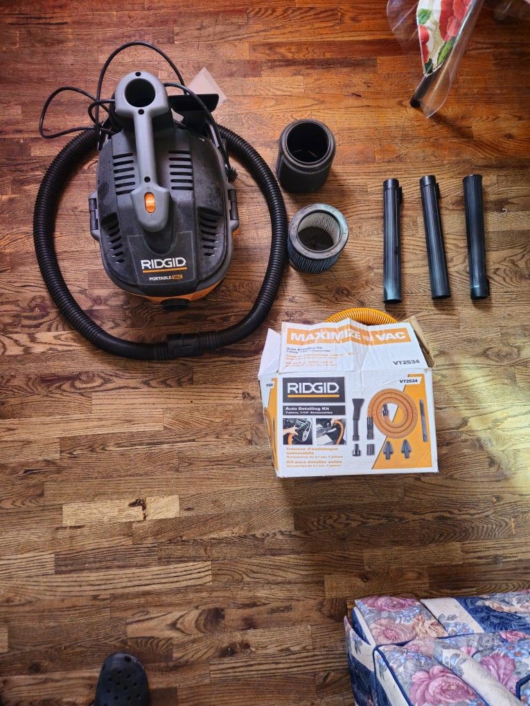 Vacuum and Accessories.