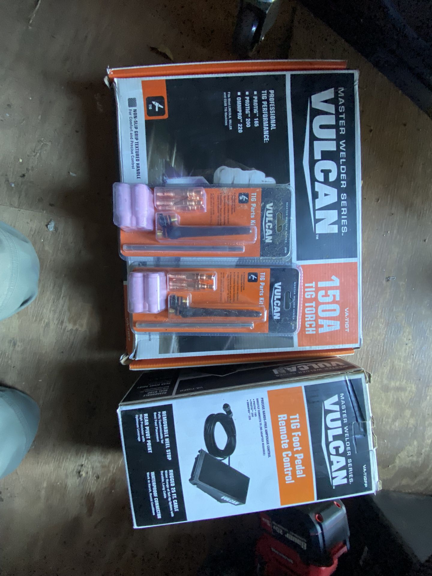 Welding Tig Torch And Pedal Plus Extras