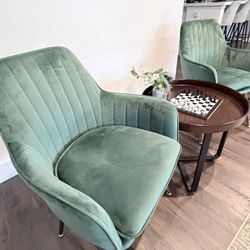 Emerald Green Accent Chairs 