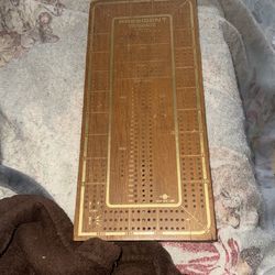Vintage Skor Mor Cribbage Board