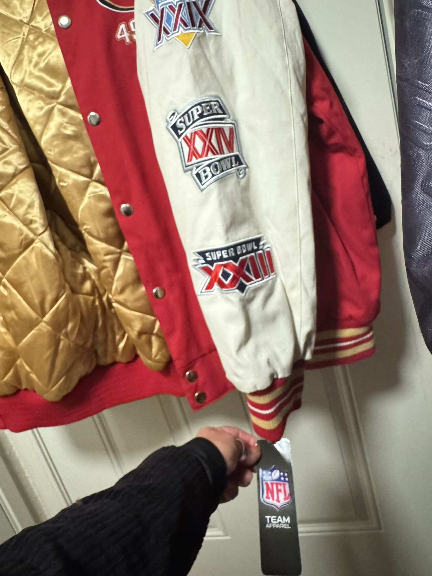 Brand New SF 49ers XXL, Golden State Warrior’s Reversible L Jackets