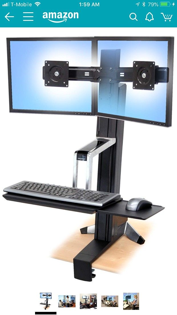 Sit to Stand Desk station