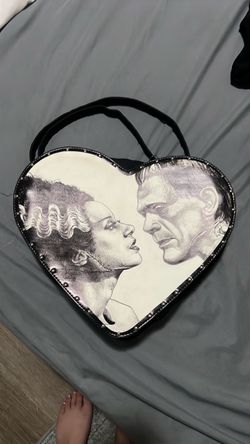 Frankenstein Heart-Shaped Novelty Handbag