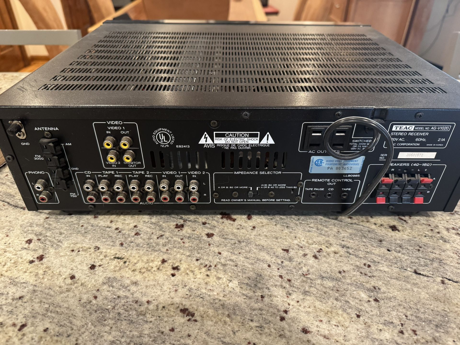TEAC STEREO RECEIVER