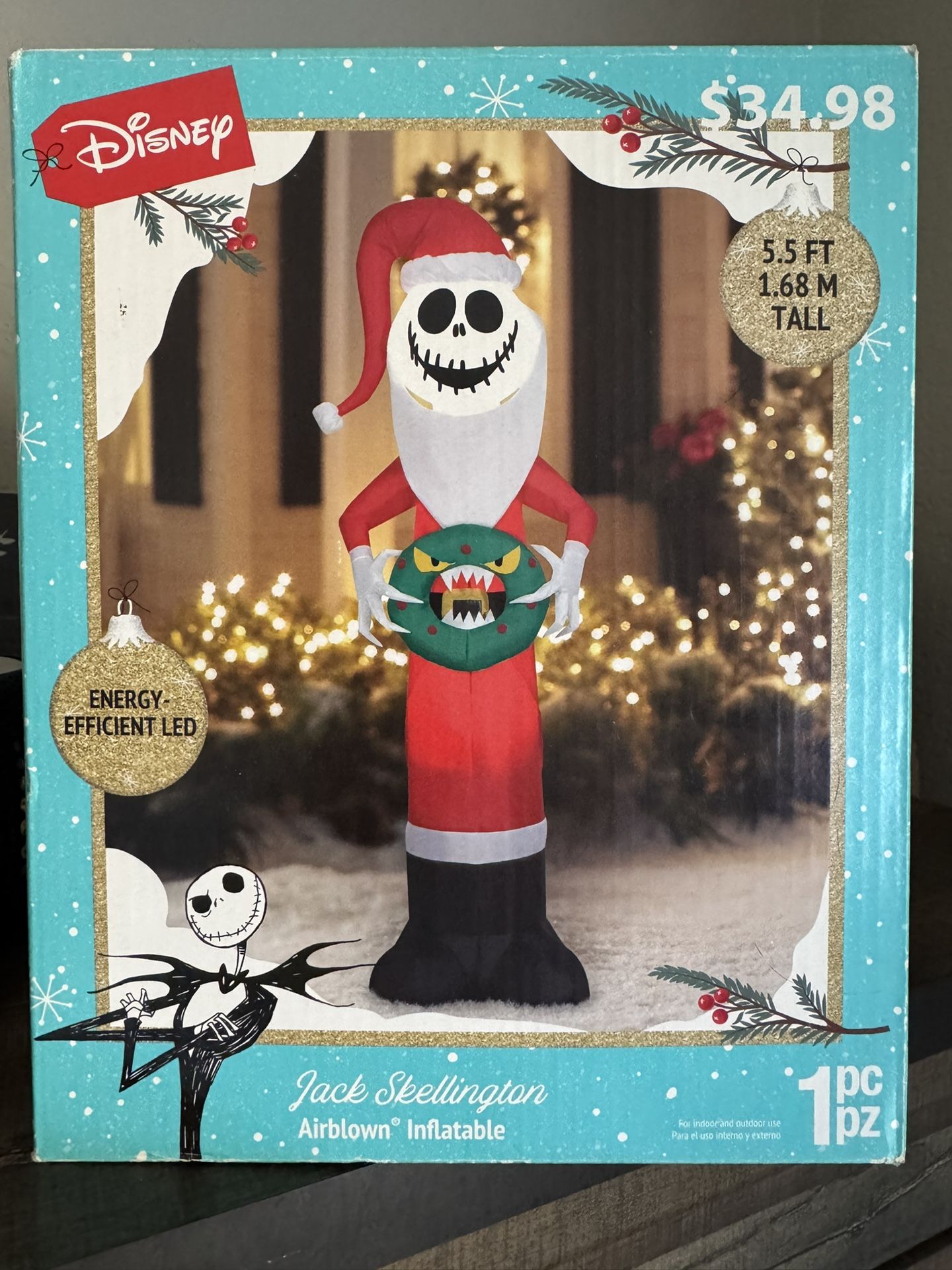 Jack Skellington Christmas Outdoor Decor Brand New