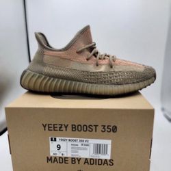 Adidas Yeezy 350v2 Sand Taupe Size 9 FZ5240