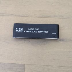 Dual Monitor 4k KVM Switch