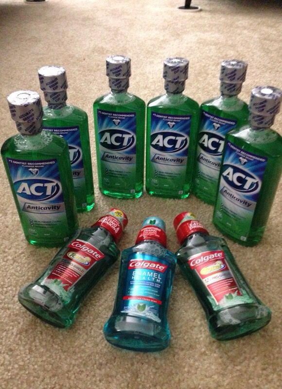 9 Bottles Mouthwash. Please See All The Pictures and Read the description