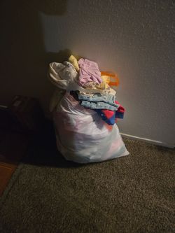 Bag full of girl clothes
