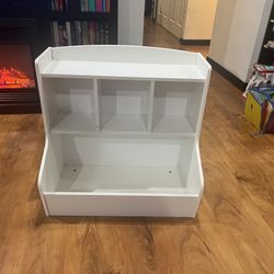 Kid Toy Organizer And Book Shelf