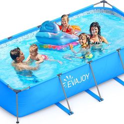 Brand New 14ft EVAJOY Metal Frame Pool – Never Used, Great for Summer