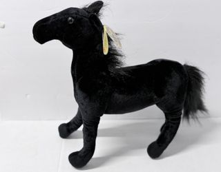 Tiger Tale Toys Ignacio the Black Stallion Plush Horse Stuffed Animal 16.5 in