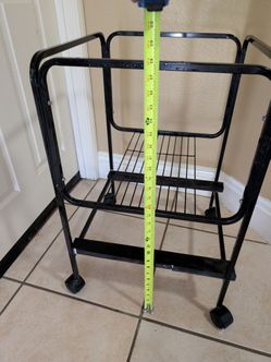 Bird cage stand