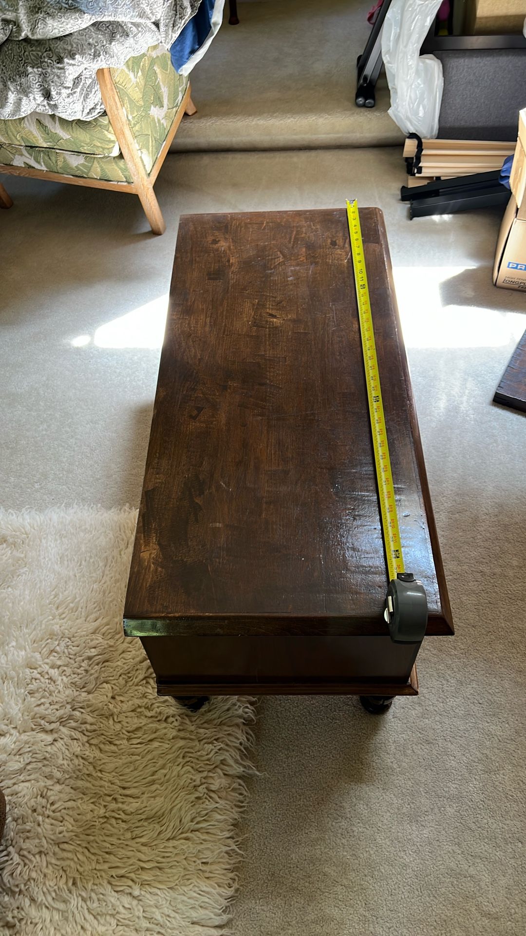 Antique Cedar Trunk $80