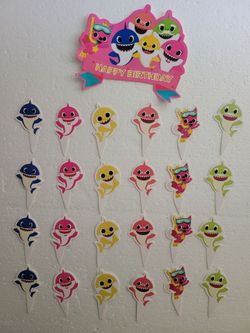 Baby Shark Cake Topper