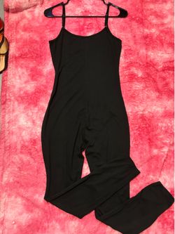 Black full length jumpsuit size L