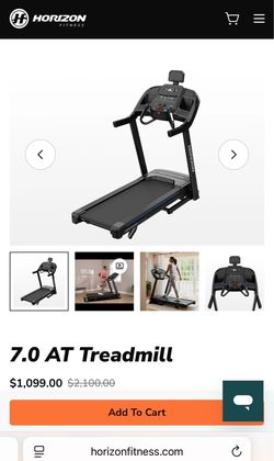 Horizon treadmill