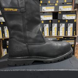 WORK BOOTS 🥾// CATERPILLAR WELLSTON STEEL TOE // SIZE (7.5W)(11w)