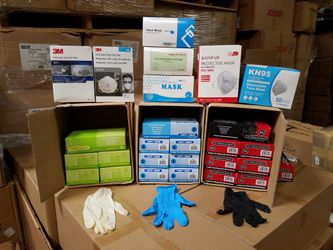 PPE - gloves - disposable - latex vinyl nitrile - thousands available