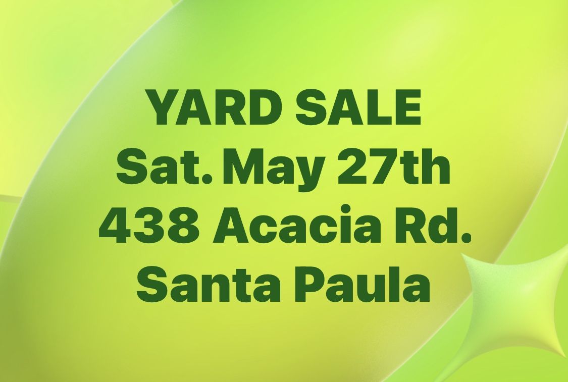 YARD SALE
