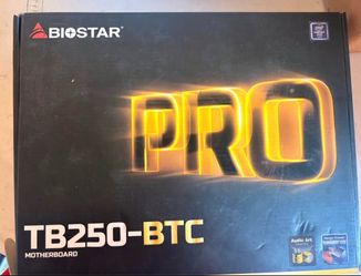 BIOSTAR TB250-BTC PRO Motherboard for Mining- Open Box