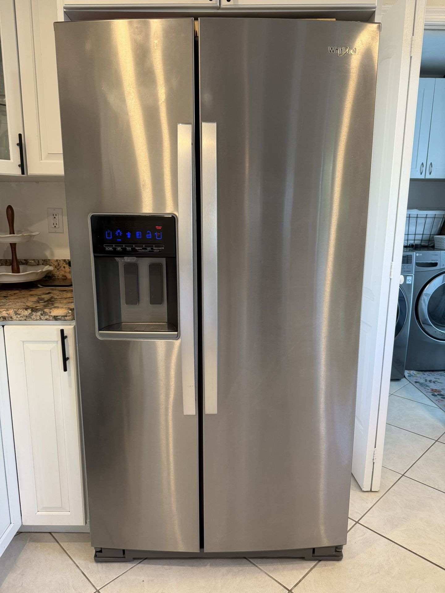 Whirlpool 36” Wide Counter Depth Side-by-Side Refrigerator
