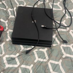 PS4 And Red Controller