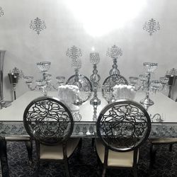 Brand New Beautiful Versace Mirror Table