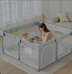 Large Baby Playpen with Gate