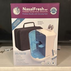 Powered saline Nasal Irrigation