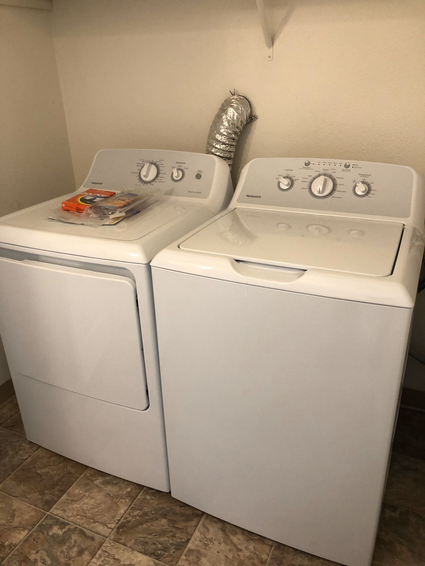 GE HOTPOINT WASHER AND DRYER BRAND NEW STILL IN BOX