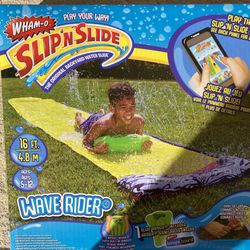 Slip n Slide Single Wave Rider With 1 Inflatable Boogie Board (NEW)