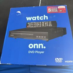 ONN HDMI DVD Player With Remote New In Box with Manual HDMI Cord & Remote In Box  The onn. HDMI DVD Player is a versatile device that allows you to en