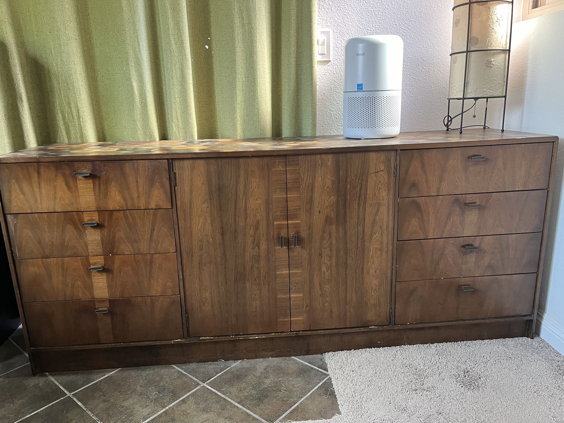 Solid Wood 12 Drawer Dresser