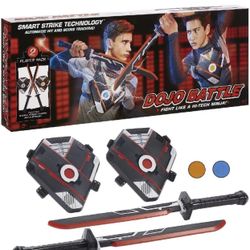 Battle Electronic Battling Game with Smart Strike Technology Swords and Chest Pieces, Multicolor