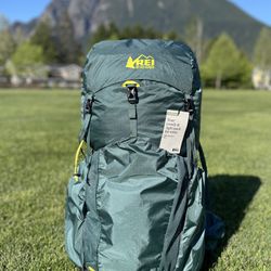 Brand New REI Flash 55 Backpack - Medium, Jasper Green