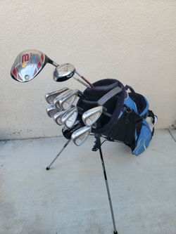 Taylormade Burner & Rac Golf Club Set Right Handed W/Mizuno Stand Bag