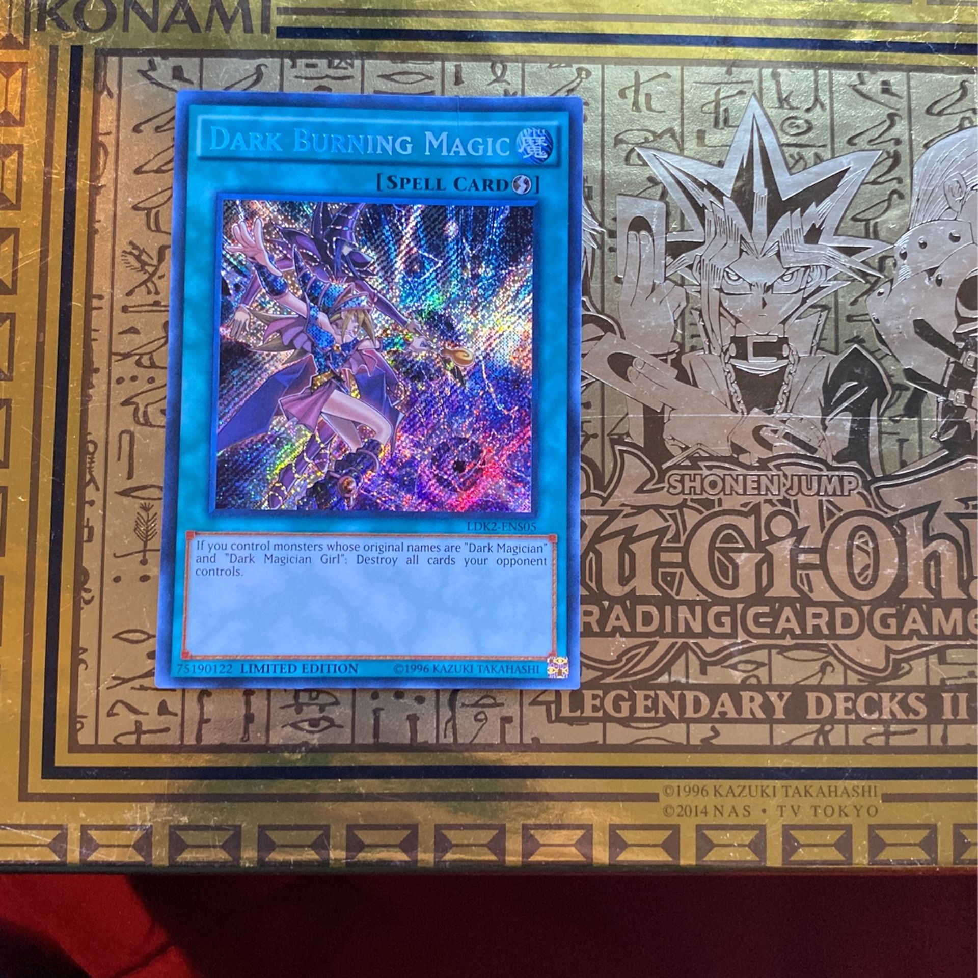 YuGiOh “DARK BURNING MAGIC” Holo