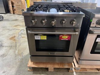 Thor Kitchen - 4.2 cu. ft. Slide-In Professional Gas Range - Stainless Steel