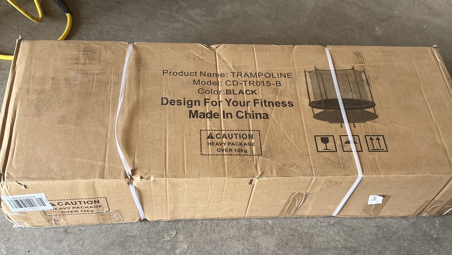 8ft Trampoline With Box (new)