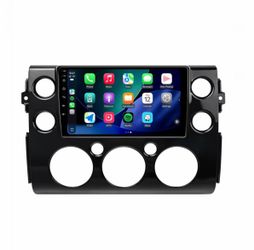 Car Radio Stereo Toyota FJ Cruiser 2007 2008 2009 2010 2011 2012 2013-2021 Wireless CarPlay Android Auto, 9” Touch Screen Head Units, Backup Camera