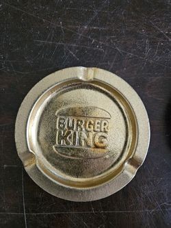 vintage Burger King advertising ashtray